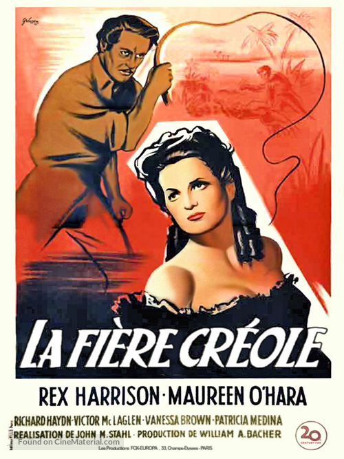 The Foxes of Harrow - French Movie Poster