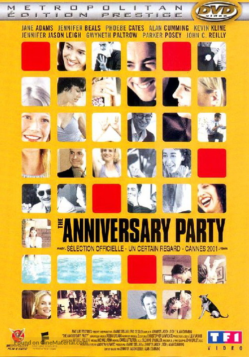 The Anniversary Party - French DVD movie cover