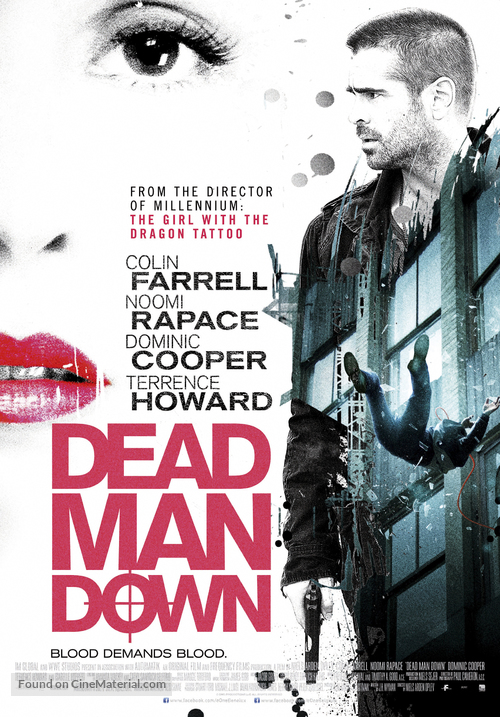 Dead Man Down - Dutch Movie Poster