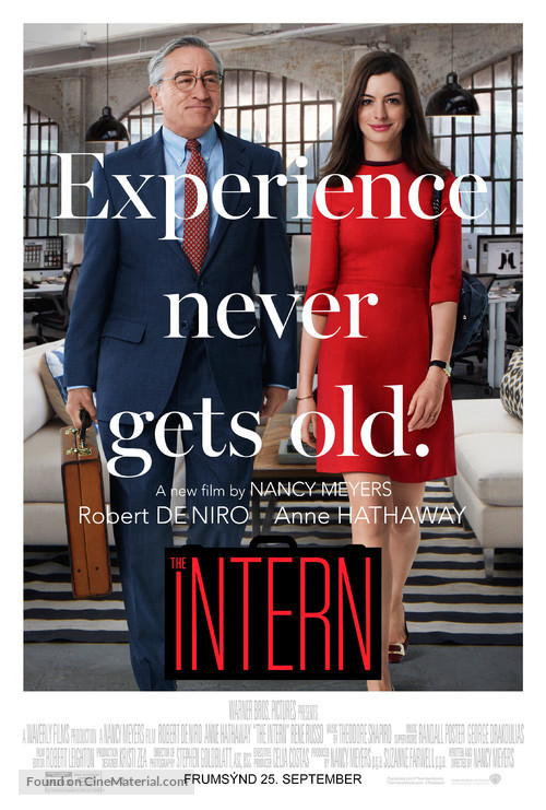 The Intern - Icelandic Movie Poster