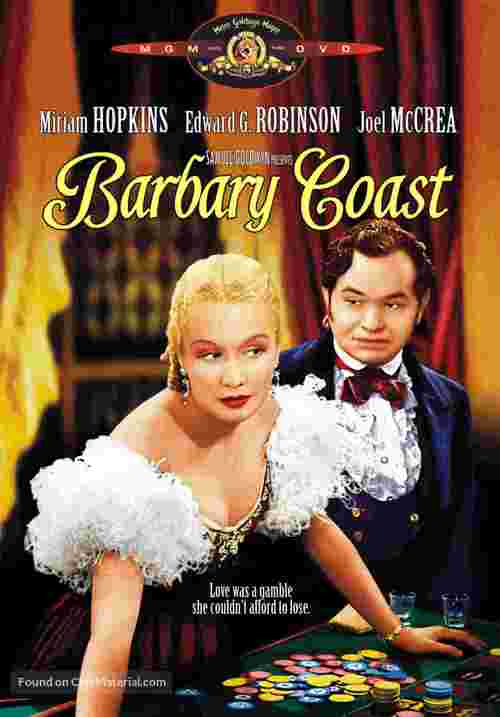 Barbary Coast - DVD movie cover