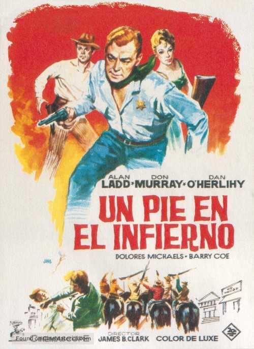 One Foot in Hell - Spanish Movie Poster