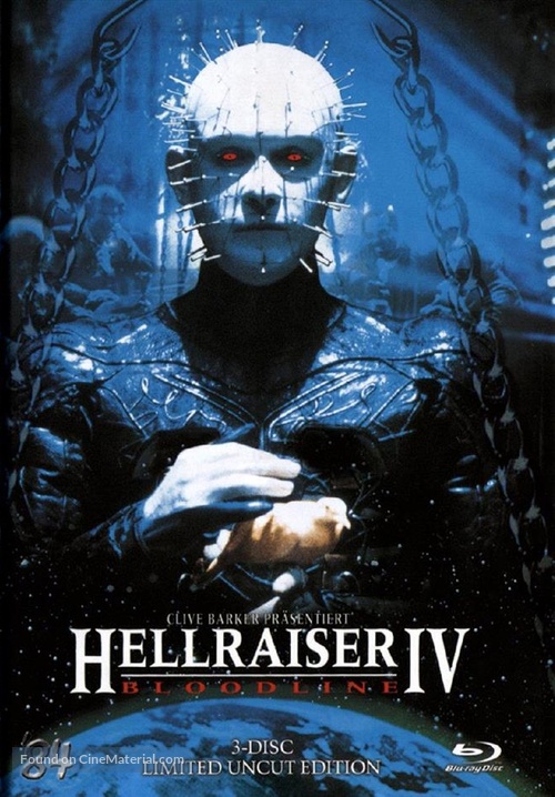 Hellraiser: Bloodline - German Blu-Ray movie cover
