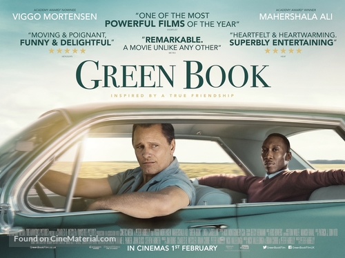 Green Book - British Movie Poster