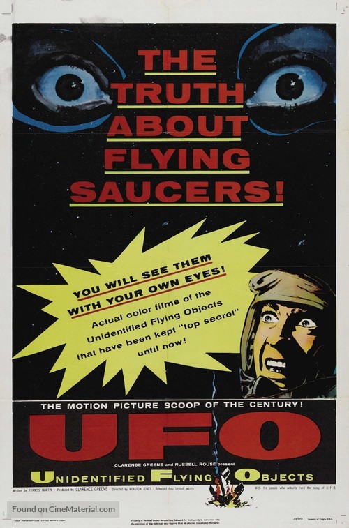 Unidentified Flying Objects: The True Story of Flying Saucers - Movie Poster