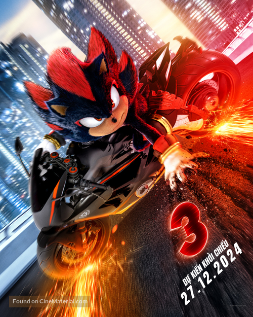 Sonic the Hedgehog 3 - Vietnamese Movie Poster