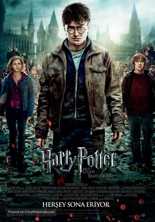 Harry Potter and the Deathly Hallows - Part 2 - Turkish Movie Poster