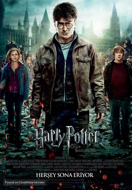 Harry Potter and the Deathly Hallows: Part II - Turkish Movie Poster