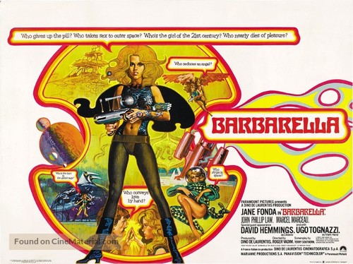 Barbarella - British Movie Poster