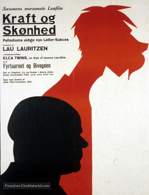 Kraft og sk&oslash;nhed - Danish Movie Poster