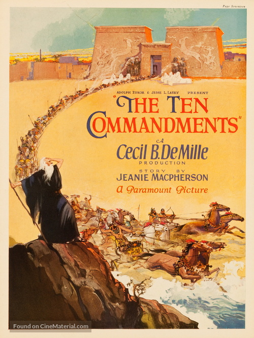 The Ten Commandments - poster