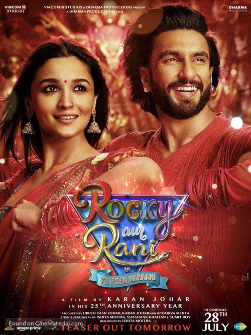 Rocky Aur Rani Ki Prem Kahani - Indian Movie Poster