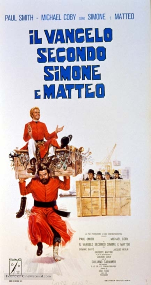 Il vangelo secondo Simone e Matteo - Italian Movie Poster