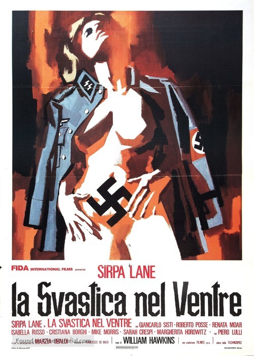 La svastica nel ventre - Italian Movie Poster