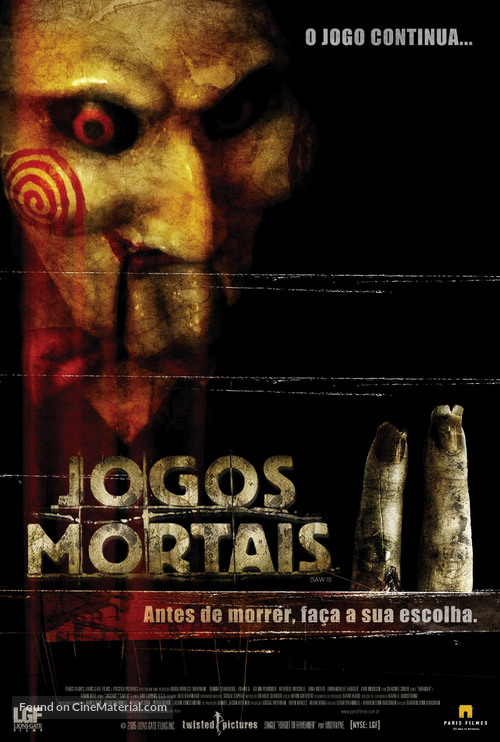 Saw II - Brazilian Movie Poster