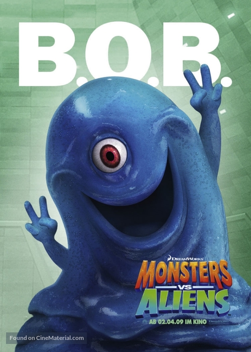 Monsters vs. Aliens - German Movie Poster