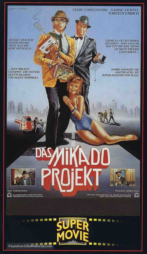 Das Mikado-Projekt - German VHS movie cover