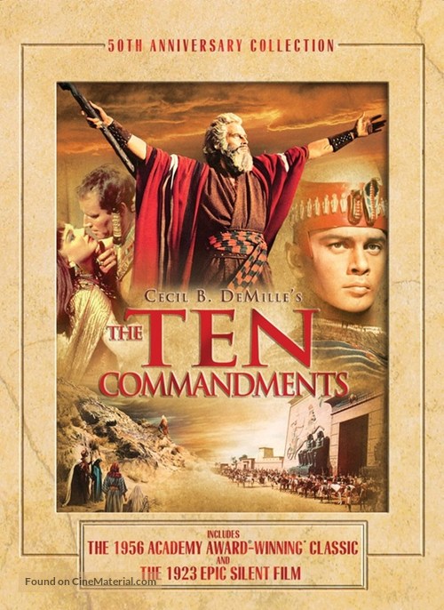 The Ten Commandments - DVD movie cover