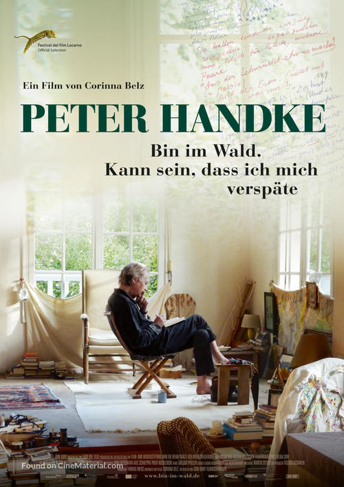 Peter Handk: Bin im Wald. Kann sein, dass ich mich versp&auml;te... - Swiss Movie Poster