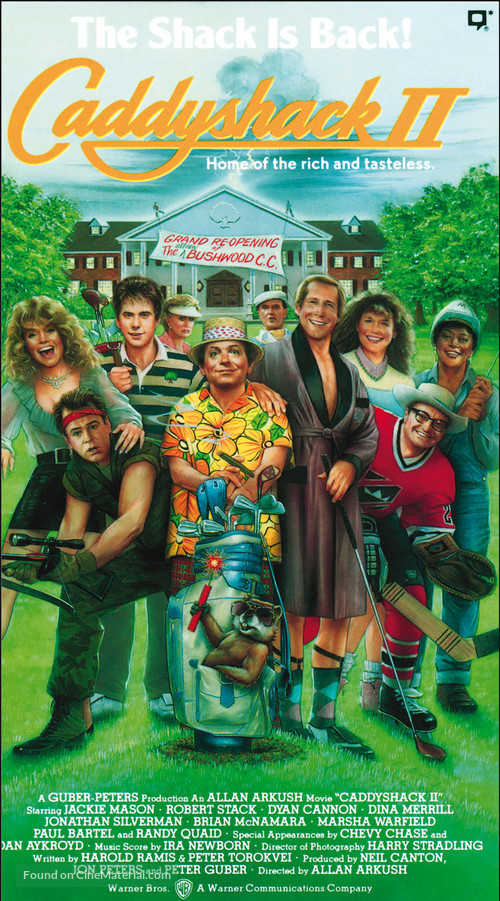 Caddyshack II - VHS movie cover