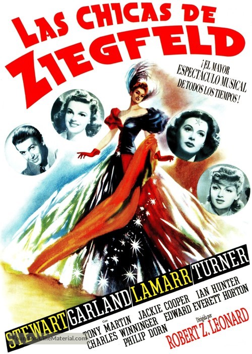 Ziegfeld Girl - Spanish DVD movie cover