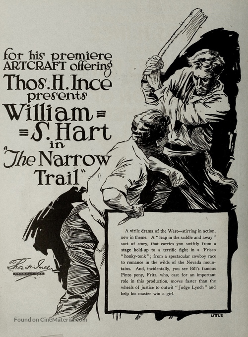 The Narrow Trail - Movie Poster