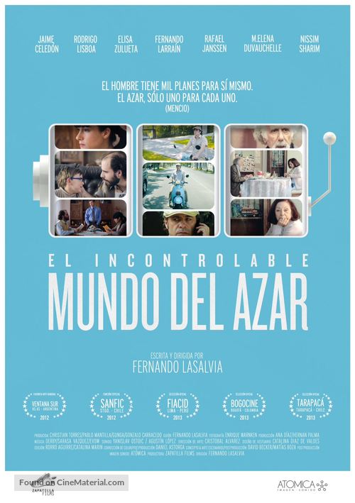 El Incontrolable Mundo Del Azar - Chilean Movie Poster