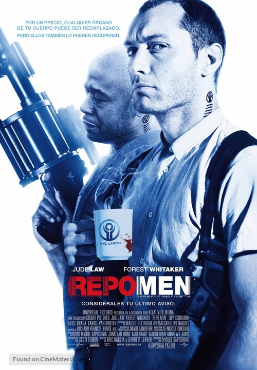 Repo Men - Spanish Movie Poster