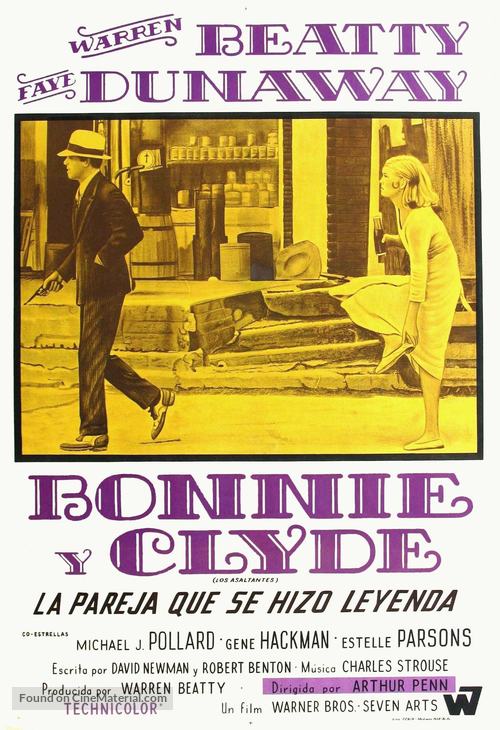 Bonnie and Clyde - Argentinian Movie Poster