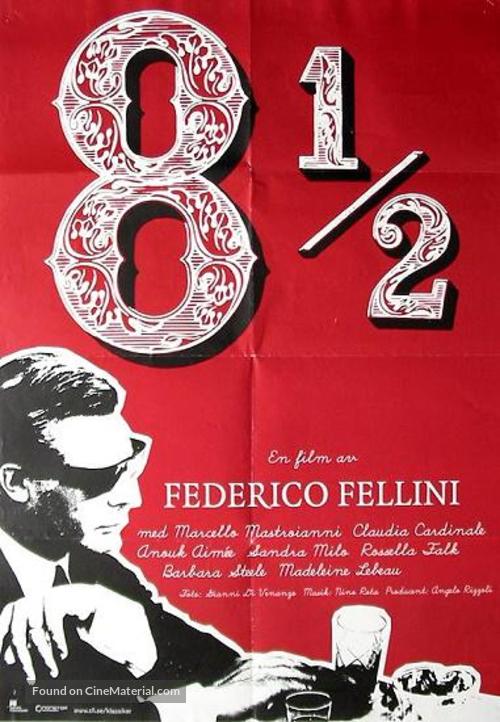 8&frac12; - Swedish Movie Poster