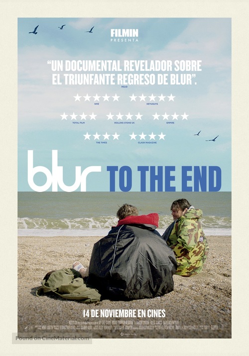 Blur: To the End - Spanish Movie Poster