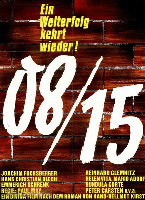 08/15 - German Re-release movie poster