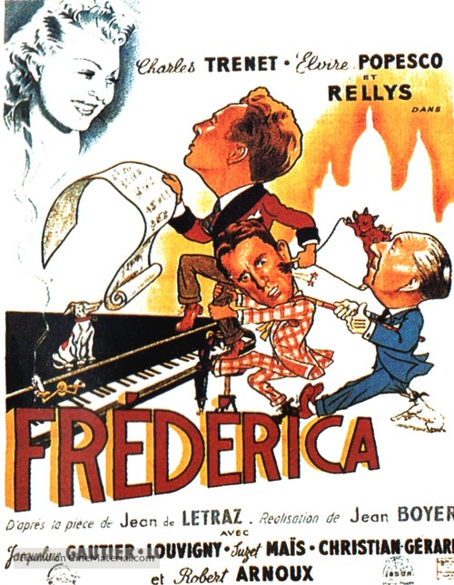 Fr&egrave;d&egrave;rica - French Movie Poster