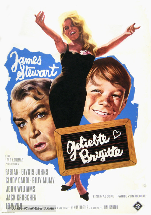 Dear Brigitte - German Movie Poster