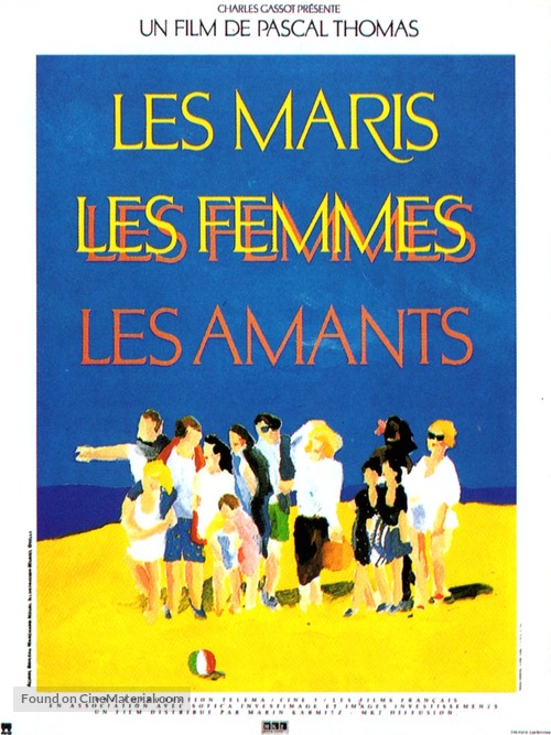 Les maris, les femmes, les amants - French Movie Poster