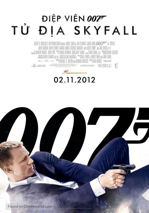 Skyfall - Vietnamese Movie Poster