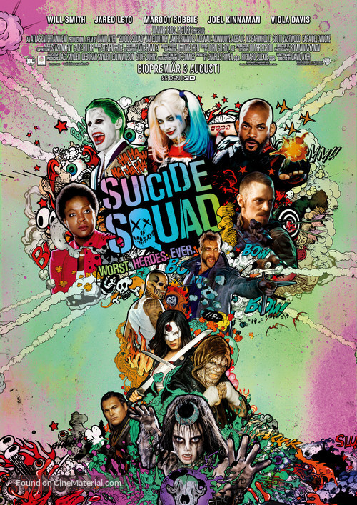 Suicide Squad - Swedish Movie Poster