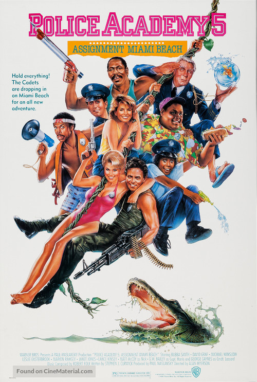 Police Academy 5: Assignment: Miami Beach - Movie Poster