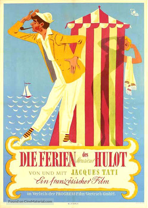 Les vacances de Monsieur Hulot - German Movie Poster