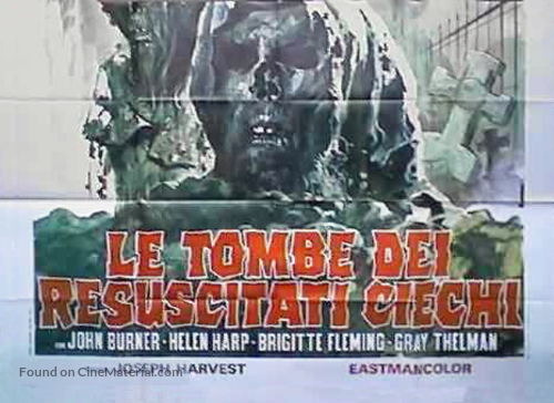 La noche del terror ciego - Italian Movie Poster