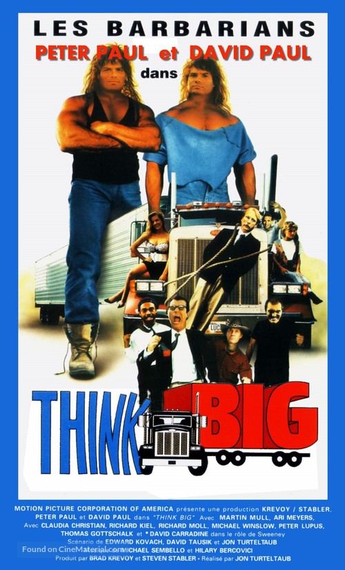 Think Big - French VHS movie cover