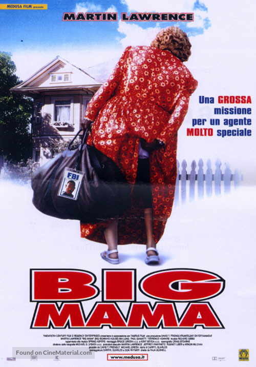 Big Momma&#039;s House - Italian Movie Poster