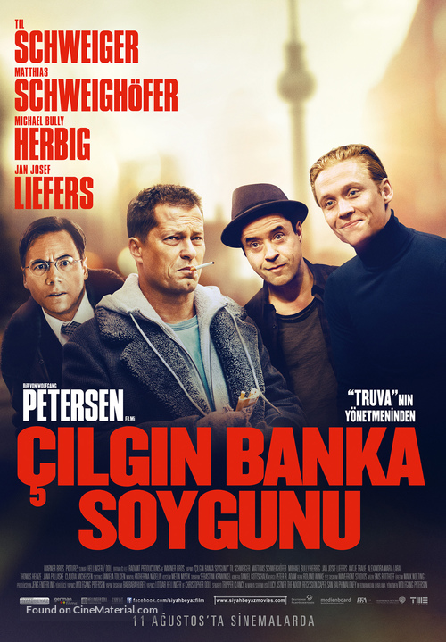 Vier gegen die Bank - Turkish Movie Poster