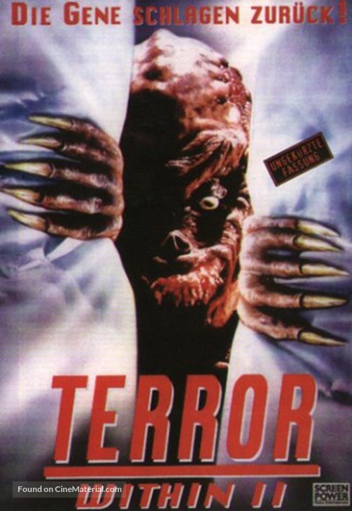 The Terror Within II - German Movie Cover