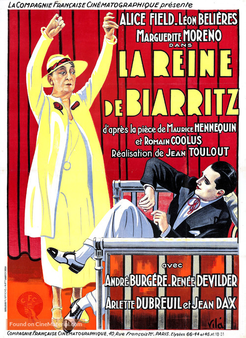 La reine de Biarritz - French Movie Poster