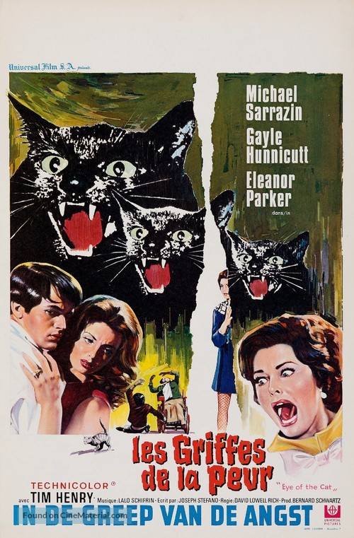 Eye of the Cat - Belgian Movie Poster