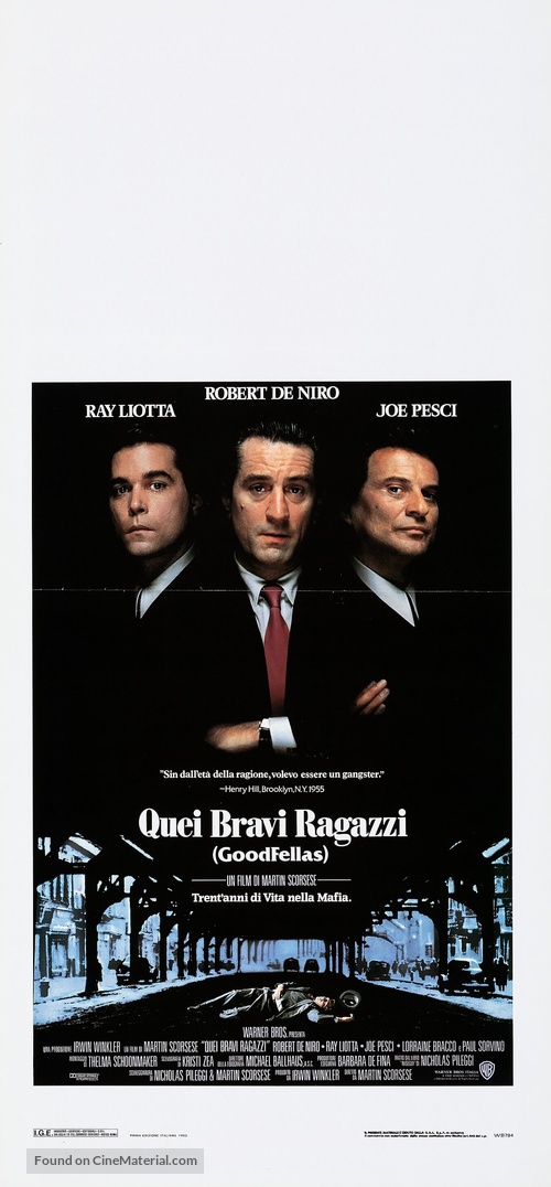 Goodfellas - Italian Movie Poster
