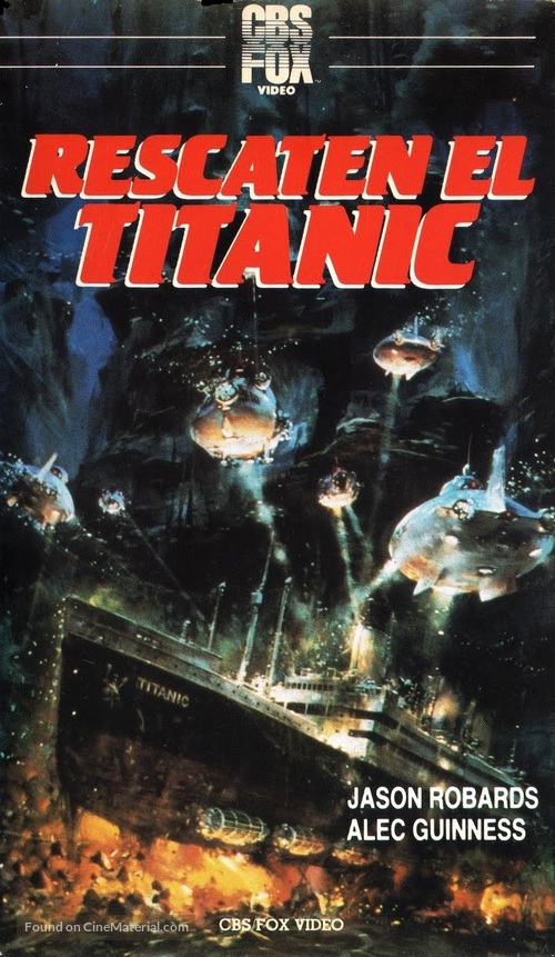 Raise the Titanic - Spanish VHS movie cover