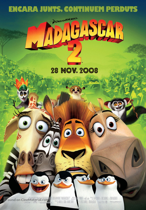 Madagascar: Escape 2 Africa - Spanish Movie Poster