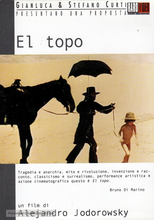 El topo - Italian DVD movie cover